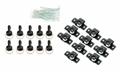 Bike It Schnellverschluss Verkleidung Befestigung Nieten Typ 17MM Pack 10 -