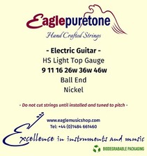 Eagle-Puretone Electric Guitar Strings HS Light Top 9 11 16 26w 36w 46w BE N