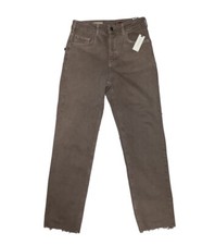 Anthropologie x PILCRO THE VINTAGE STRAIGHT JEANS in Beige Size 27 New NWT