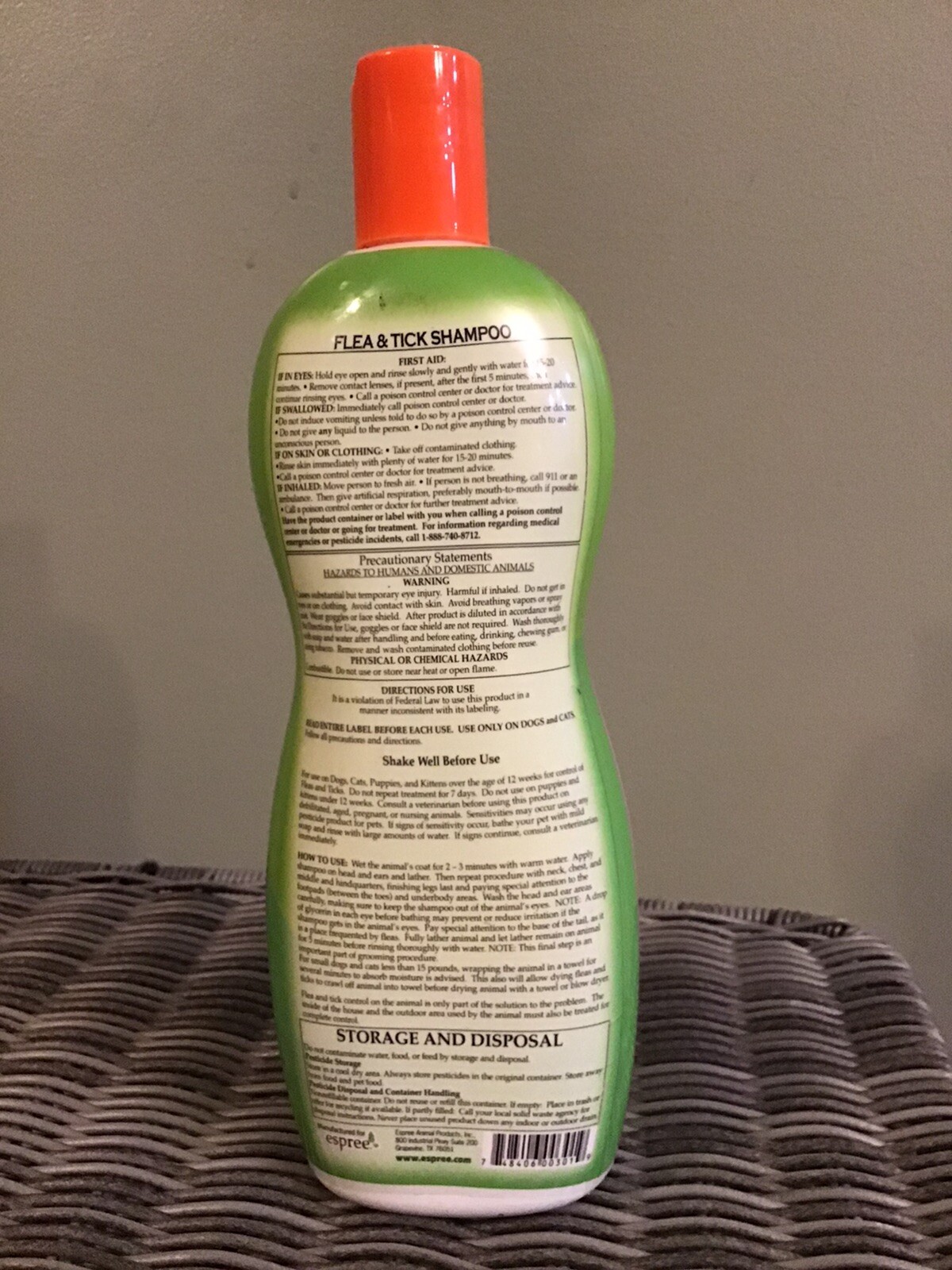 Espree Dog Flea & Tick Shampoo - 20 Fl Oz