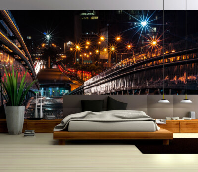3D Lights City 4821 Wallpaper Mural Wall Print Wall Wallpaper Murals US Coco