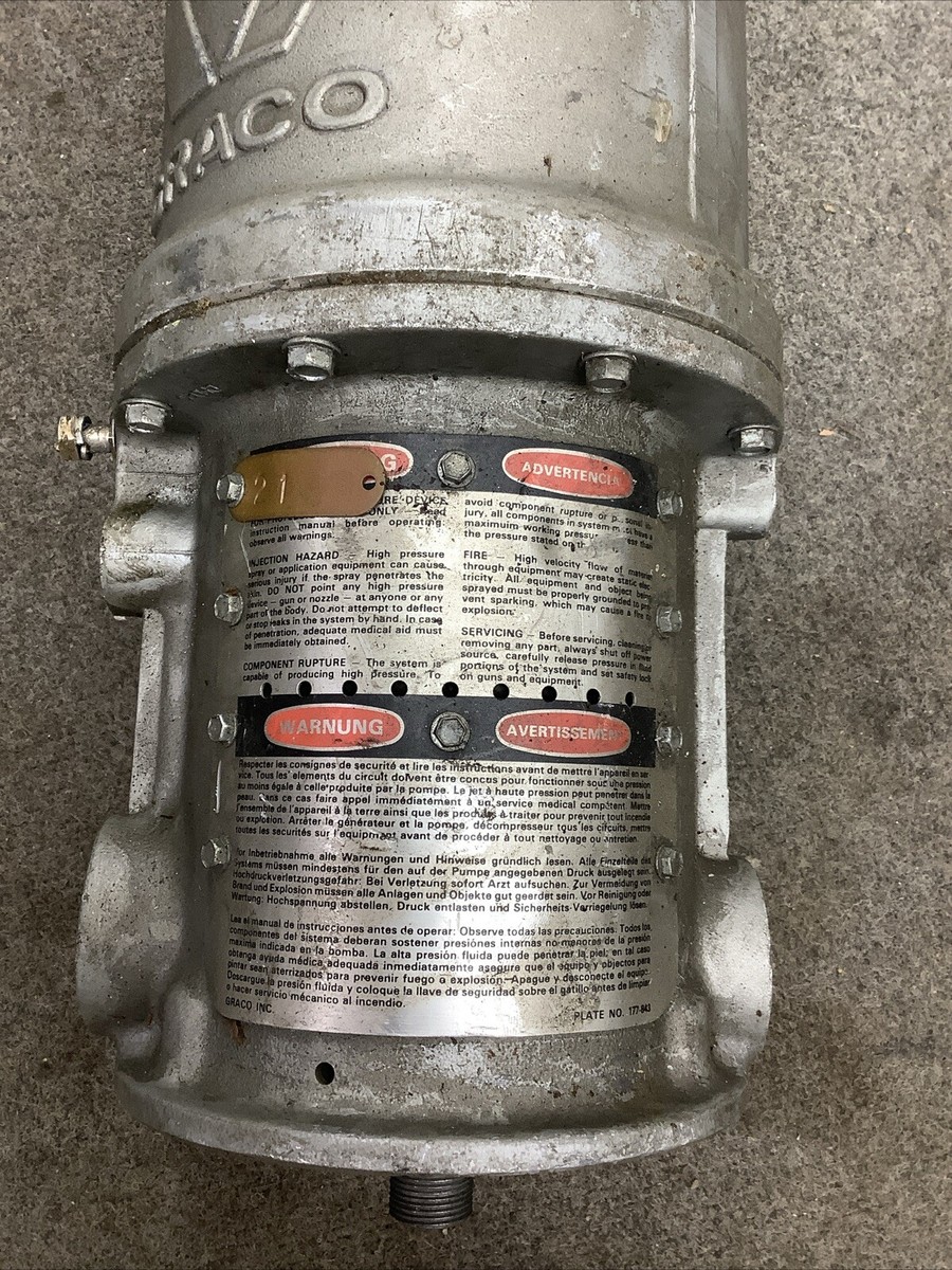 Graco President Air Powered Pump Model 222-772 Series E94F