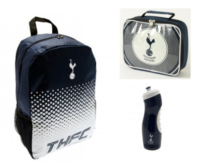 TOTTENHAM HOTSPUR FC 3 JUNIOR TEILIGES SET RUCKSACK FLASCHE LUNCHBAG WEIHNACHTEN