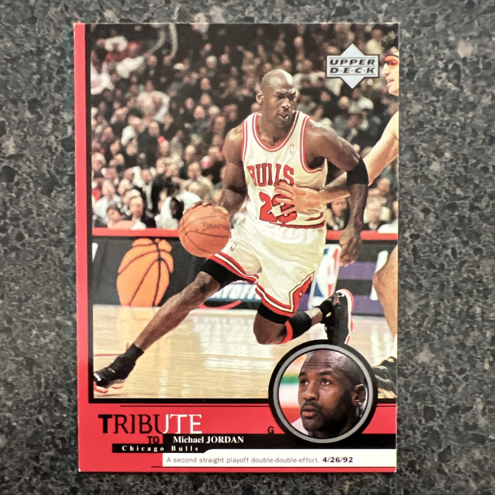1998-99 Upper Deck Tribute Michael Jordan #23 Card