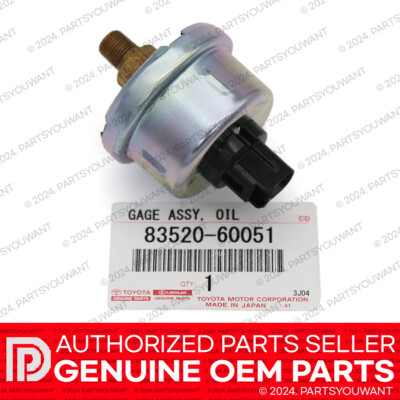 #ad #ad GENUINE Toyota Lexus OEM 8 Cyl Oil Pressure Gage Switch 83520 60051 8352060051 $52.99