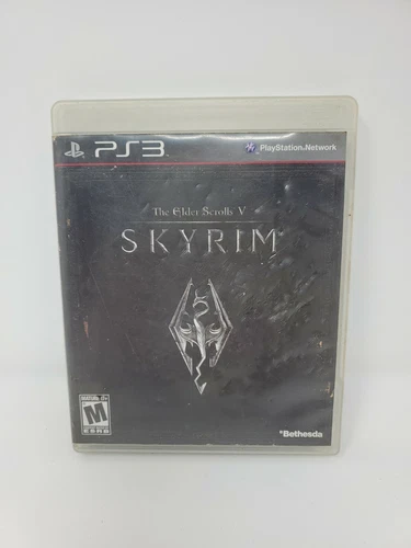 Skyrim PS3 CIB Complete With Manual The Elder Scrolls V Sony PlayStation 3
