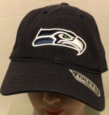 Reebok Official NFL Youth Football Seatle Seahawks Blue Adjustable Hat W/Logo