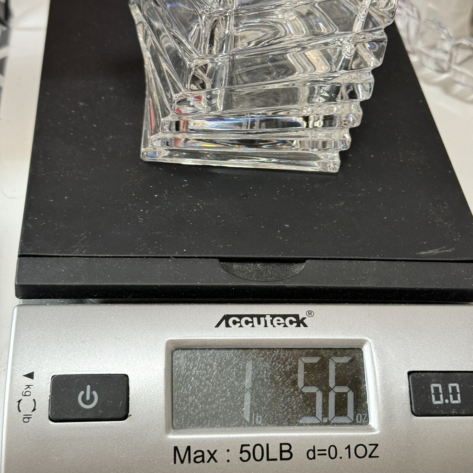 Classic Rosenthal Turnus 24 % Lead Crystal Glass Vase Vessel Studio Line Germany