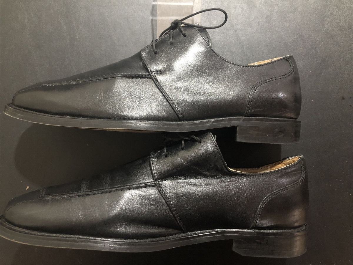 Florsheim 11175-001 Eye Black Lace Up Oxfords Dress Shoes Mens Size 11.5 D Florsheim Remi Leather Plain Toe Lace-Up Oxfords, Black  main image 3