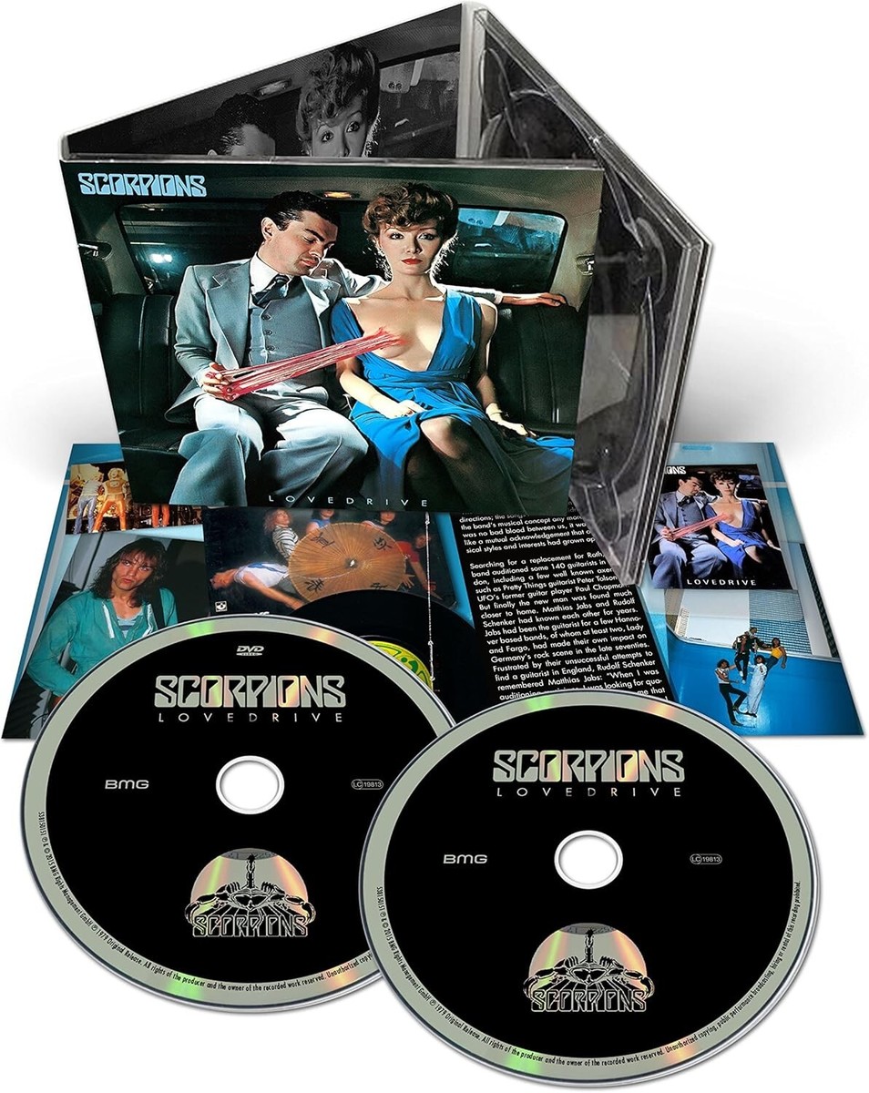 scorpions / LOVE DRIVE デラックスエディションCD+DVD The Scorpions - Lovedrive - NEW CD + DVD 50th Anniversary
