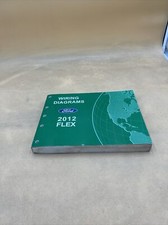 2012 FORD FLEX ELECTRICAL WIRING DIAGRAMS MAINTENANCE GUIDE MANUAL BOOK.