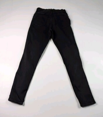 Topshop Holding Power Black Stretch Skinny Jeans W26 To Fit L30