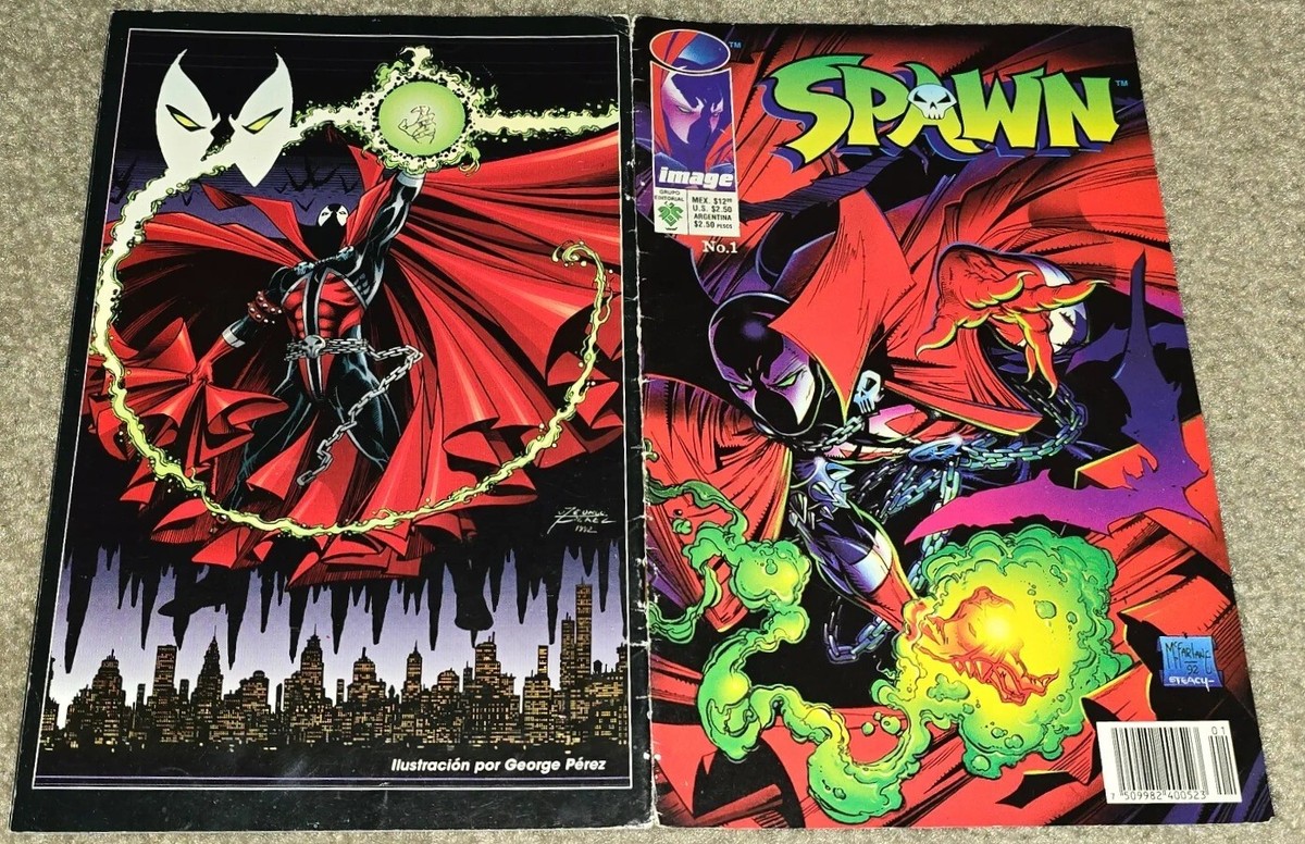 Rare HTF Spawn 1 MX 1st App Newsstand UPC 1992 George Perez