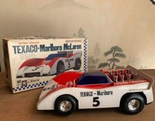 Asakusa Toy Plastic Toy Car TEXACO Marlboro Mclaren W/BOX F/S FEDEX