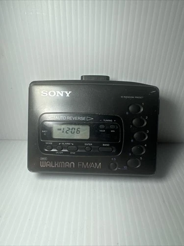 Vintage sony Walkman WM-FX41 Cassette Tape Player Am FM Radio  For Parts And Rep