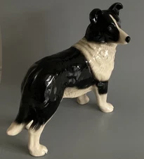 Coopercraft Border Collie, 7. 5 Inches High. Excellent Condition.
