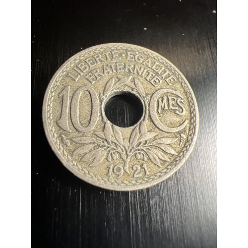 1921 France 10 Centimes Z1651 - 第 1/2 張圖片