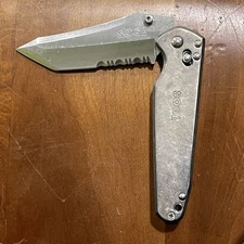 SOG SV68 Vision Folding Knife VG-10 Titanium Handle Japan 2009