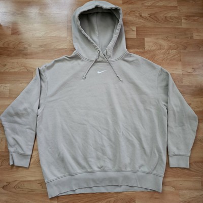 nike oversize hoodie beige