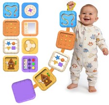 Busy Board Montessori Toys for 1 Year Old Boy Girl, Baby Plane Travel Road Tri