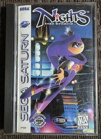 Nights Into Dreams (Sega Saturn, 1996) Long Box W/ 3D Control Pad Tested!