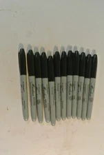 Super Sharpie Bold Fine Point Permanent Marker Vintage 12 Pack Black Hongbei