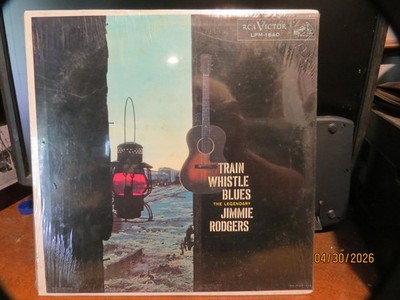 JIMMIE RODGERS '' TRAIN WISTLE BLUES '' LP M  JK  M PROMO COPY SEALED RCA 1640