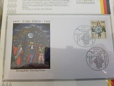 RFN ETSB 1995 / 24 ARKUSZ KOLEKCJONERSKI PIERWSZEGO DNIA + FDC Carl Orff