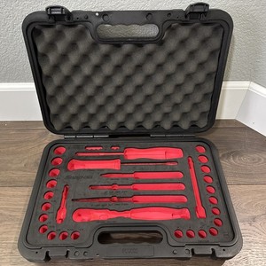Snap-on Hard Case And Foam Organizer For 3/8” DR 33pc Metric SAE Set