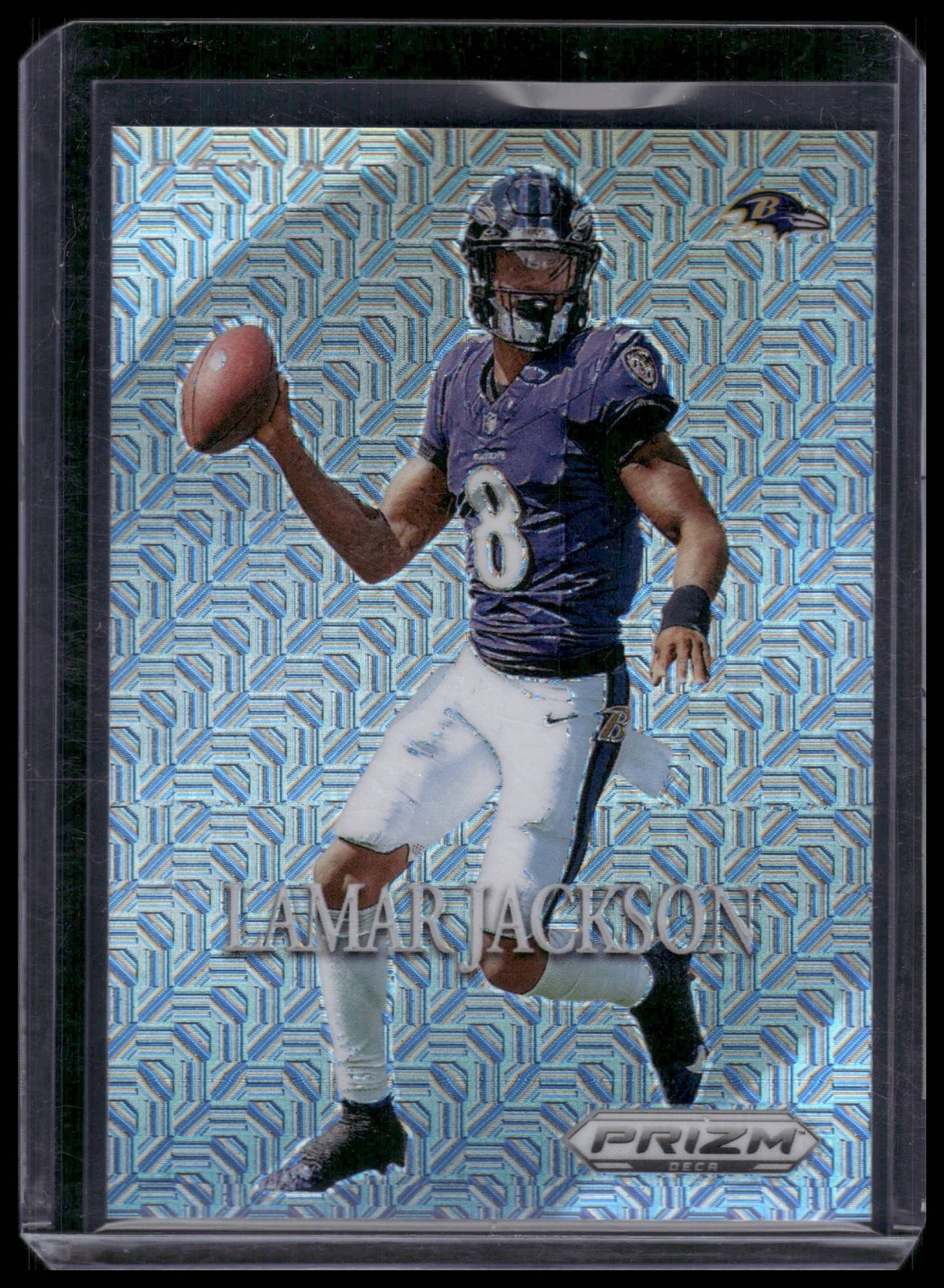 LAMAR JACKSON 2024 PANINI PRIZM DECA #1 MOST VALUABLE PLAYERS MOJO 26/30 RAVENS
