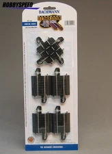 BACHMANN E-Z TRACK HO 90 DEGREE CROSSING rail 2 inch straight intersection 44441