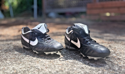 Nike Tiempo Mystic FG Black/White Size 5 Vintage Cleats 2007 | eBay