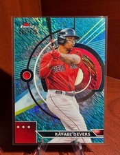 2023 Topps Finest Rafael Devers Aqua Shimmer SP /175 Red Sox Giants