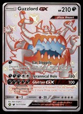 Pokemon Cards Guzzlord GX SV71/SV94 Holo Hidden Fates Shiny Vault NM *2