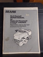 SEARS Do it Yourself Repair Manual Tecumseh 4-Cycle Engines 3-10 HP Vintage VG