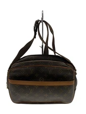 LOUIS VUITTON SHOULDER BAG REPORTER PM_MONOGRAM CANVAS PVC Brown Used