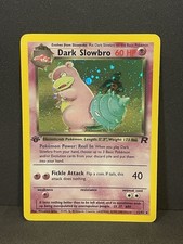 Dark Slowbro - 12/82 - Team Rocket - 1° Edizione Rara Carta Pokémon Holo Vintage 