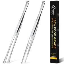 Pinzas de cocina de acero inoxidable 30 cm pinzas cocinar y procesar alimentos