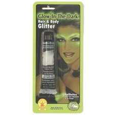 Glow In Dark Hair/Body Glitter Gel