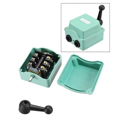 METALLIXITY QS-15 3 Positions Drum Switch Forward/Off/Reverse Motor Control 15A