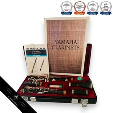 Yamaha YCL35 Clarinet 1980s with Dull Metal Finish