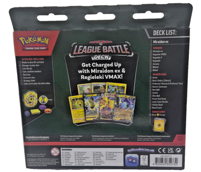pokémon trading card game miraidon ex league battle deck Amazon.com: Pokemon TCG: Miraidon EX Battle Deck : Toys & Games main image 1