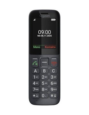 Gigaset Comfort 600 SIM 4G Smartphone 6,1 cm (2.4 Zoll Single SIM  Schwarz, Grau