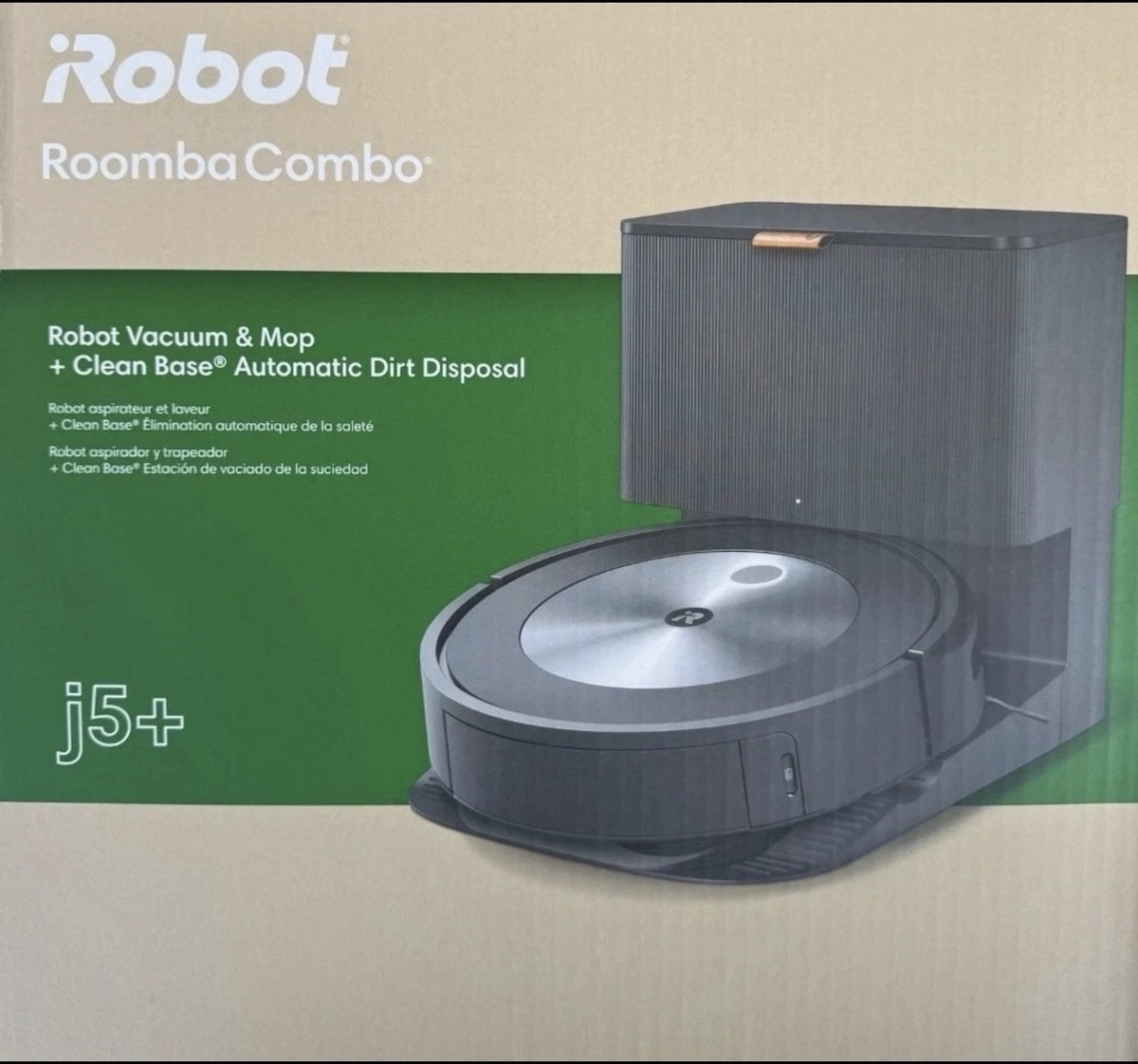 🔥 iRobot Roomba Combo j5+ Self-Emptying Vacuum and Mop J557020