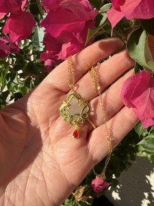 Authentic Celestial Dragon-Phoenix Jade Pendant - Gold-Plated Amulet of Rebirth and Protection