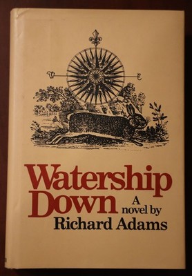 WATERSHIP DOWN by Richard Adams 1972/1974 HC/DJ Macmillan Publishing Co. VG+