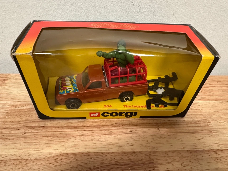 Vintage Corgi 264 Incredible Hulk - New Open Box - Fast Free Shipping! - Image 2 of 4