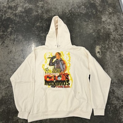 Travis Scott Utopia Circus Maximus Tour Hoodie Off White Cream 2023 Mens Xl