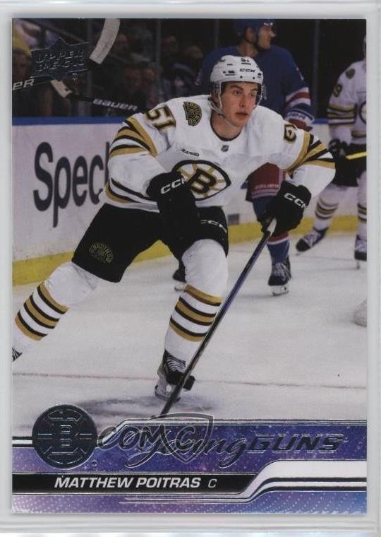 2023-24 Upper Deck Series 2 Young Guns Matthew Poitras #478 0bs