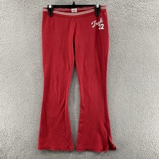 VINTAGE Abercrombie Fitch Pants Women Extra Small Low Rise Flare Track Y2K 00s